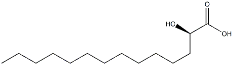 (2R)-2-Hydroxytetradecanoic acid Struktur