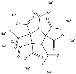 1,1,2,2,3,4,4,5-Cyclopentaneoctacarboxylic acid octasodium salt Struktur