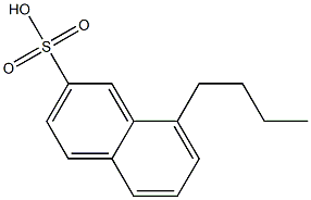 8-Butyl-2-naphthalenesulfonic acid Struktur