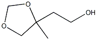 4-Methyl-1,3-dioxolane-4-ethanol Struktur