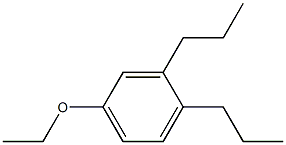 1-Ethoxy-3,4-dipropyl-benzene Struktur