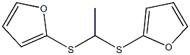 1,1-Bis(2-furanylthio)ethane Struktur