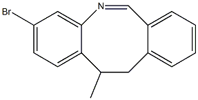 3-Bromo-12-methyl-11,12-dihydrodibenz[b,f]azocine Struktur