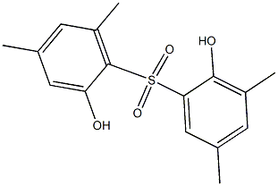 2,2'-Dihydroxy-3,4',5,6'-tetramethyl[sulfonylbisbenzene] Struktur