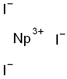 Neptunium(III) triiodide Struktur