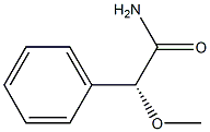 [R,(-)]-2-Methoxy-2-phenylacetamide Struktur