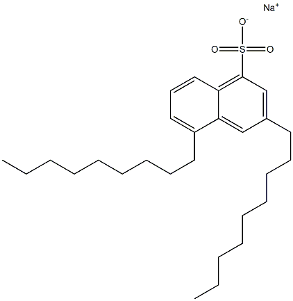 3,5-Dinonyl-1-naphthalenesulfonic acid sodium salt Struktur