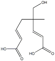 Bisacrylic acid 1-(hydroxymethyl)-1-methylethylene ester Struktur