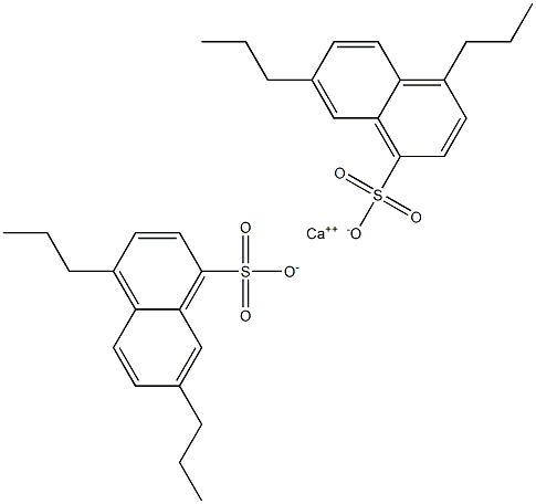 Bis(4,7-dipropyl-1-naphthalenesulfonic acid)calcium salt Struktur