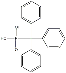 Tritylphosphonic acid Struktur