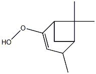 4,6,6-Trimethylbicyclo[3.1.1]hept-2-en-2-yl hydroperoxide Struktur