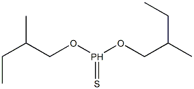 Thiophosphonic acid O,O-bis(2-methylbutyl) ester Struktur