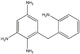 6-[(2-Aminophenyl)methyl]-1,2,4-benzenetriamine Struktur