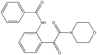 N-[2-[(Morpholinocarbonyl)carbonyl]phenyl]benzamide Struktur