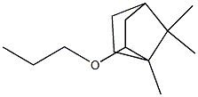 1,7,7-Trimethyl-2-propoxybicyclo[2.2.1]heptane Struktur