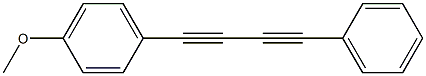 4-Phenyl-1-(4-methoxyphenyl)-1,3-butadiyne Struktur