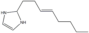 2-(3-Octenyl)-4-imidazoline Struktur