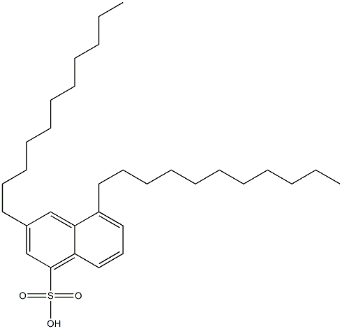 3,5-ジウンデシル-1-ナフタレンスルホン酸 化學(xué)構(gòu)造式