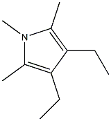 3,4-Diethyl-1,2,5-trimethyl-1H-pyrrole Struktur