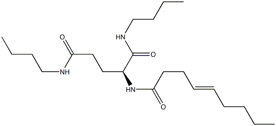 N2-(4-Nonenoyl)-N1,N5-dibutylglutaminamide Struktur