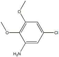 5-Chloro-2,3-dimethoxyaniline Struktur