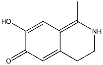 3,4-Dihydro-1-methyl-7-hydroxyisoquinolin-6(2H)-one Struktur