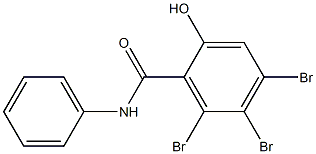 4,5,6-Tribromo-2-hydroxybenzanilide Struktur