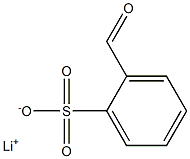 2-Formylbenzenesulfonic acid lithium salt Struktur