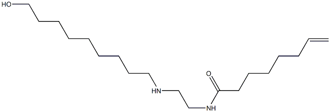 N-[2-[(9-Hydroxynonyl)amino]ethyl]-7-octenamide Struktur