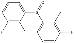 Methyl[3-fluorophenyl] sulfoxide Struktur