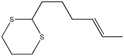 2-[(E)-4-Hexenyl]-1,3-dithiane Struktur