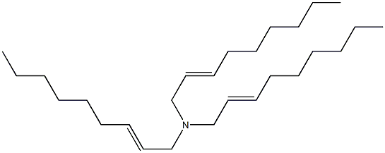 Tri(2-nonenyl)amine Struktur