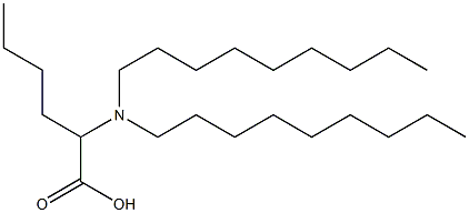 2-(Dinonylamino)hexanoic acid Struktur