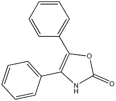 4,5-Diphenyloxazol-2(3H)-one Struktur