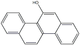 Chrysen-5-ol Struktur