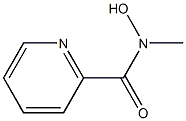 N-Methyl-N-hydroxy-2-pyridinecarboxamide Struktur