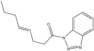 1-(4-Octenoyl)-1H-benzotriazole Struktur