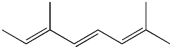 (4E)-2,6-Dimethyl-2,4,6-octatriene Struktur