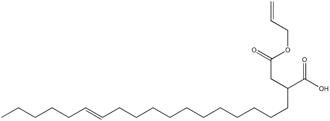 2-(12-Octadecenyl)succinic acid 1-hydrogen 4-allyl ester Struktur