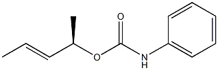 [R,E,(+)]-3-Pentene-2-ol N-phenylcarbamate Struktur