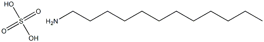 Dodecylamine sulfate Struktur