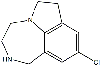 9-Chloro-1,2,3,4,6,7-hexahydropyrrolo[3,2,1-jk][1,4]benzodiazepine Struktur