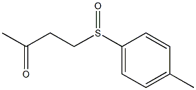 4-(4-Methylphenylsulfinyl)-2-butanone Struktur