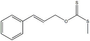 Dithiocarbonic acid S-methyl O-trans-cinnamyl ester Struktur