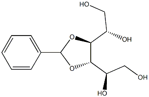 3-O,4-O-Benzylidene-L-glucitol Struktur