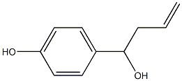 1-(4-Hydroxyphenyl)-3-butene-1-ol Struktur