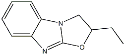 2,3-Dihydro-2-ethyloxazolo[3,2-a]benzimidazole Struktur