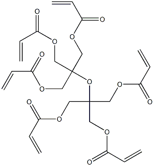 2,2'-Bis(acryloyloxymethyl)[2,2'-oxybis(propane-1,3-diol)]tetraacrylate Struktur