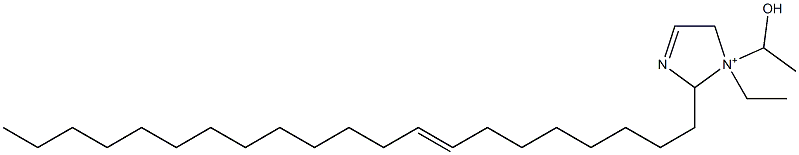 1-Ethyl-2-(8-henicosenyl)-1-(1-hydroxyethyl)-3-imidazoline-1-ium Struktur