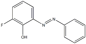 3-Fluoro-2-hydroxyazobenzene Struktur